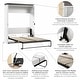 preview thumbnail 20 of 22, Orion 67W Queen Murphy Bed by Bestar