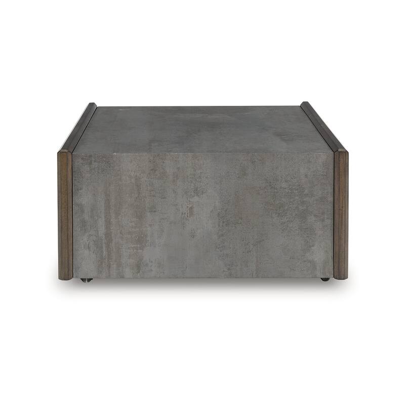 Signature Design by Ashley Kallenny Brown/Gray Coffee Table - 40"W x 40"D x 19"H