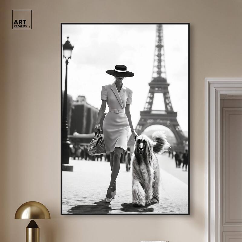 Fashionable Locks Noir Canvas by Art Remedy