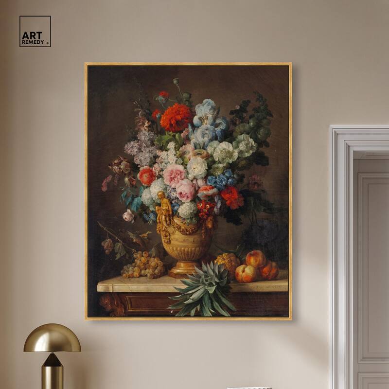 Vallayer 1789 Vase Canvas by Art Remedy