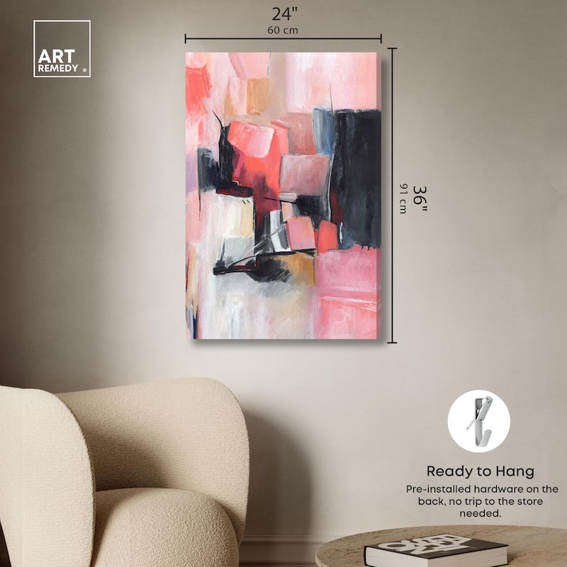 Love Letter II Canvas by Art Remedy, Gallery Wrapped