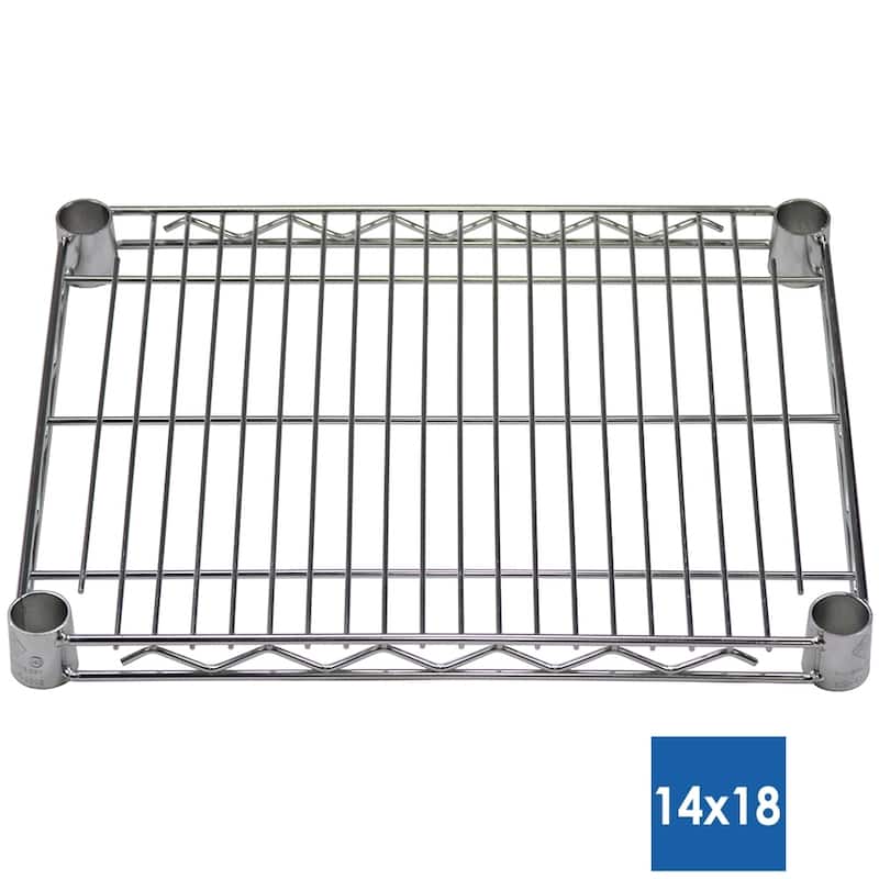 Shelving.com Chrome Wire Shelving with 5 Shelves - 14"d x 18"w