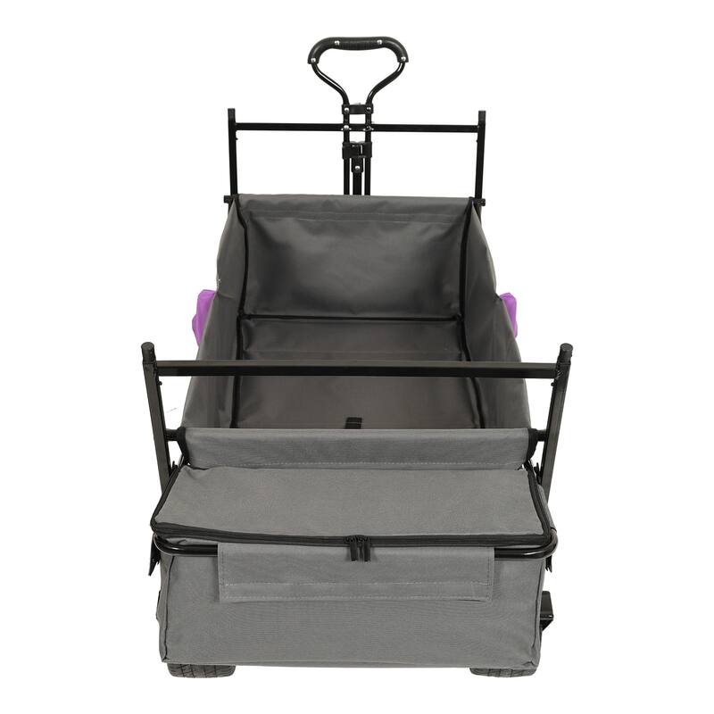 480 lb Folding Wagon Stroller with Canopy & Mosquito Net