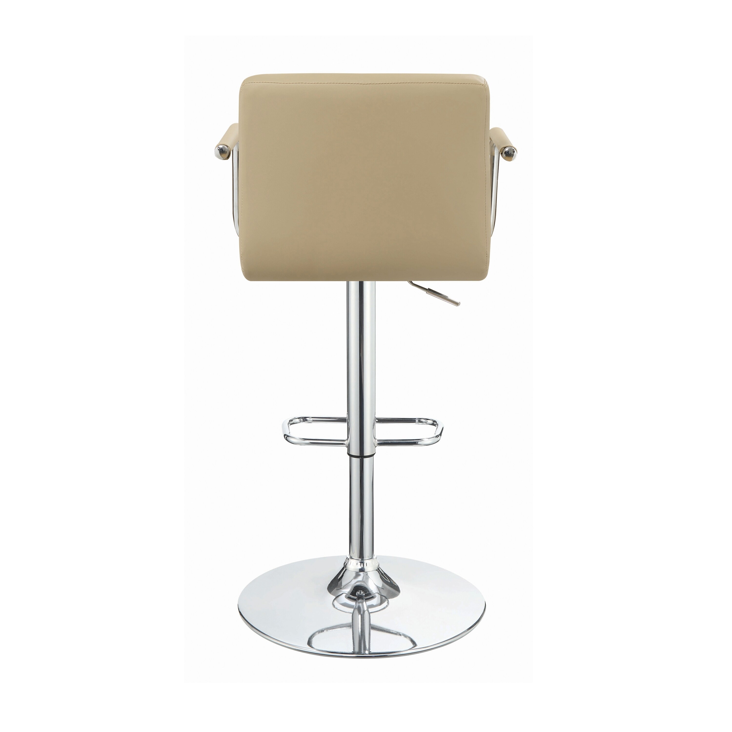 Beige adjustable outlet bar stools