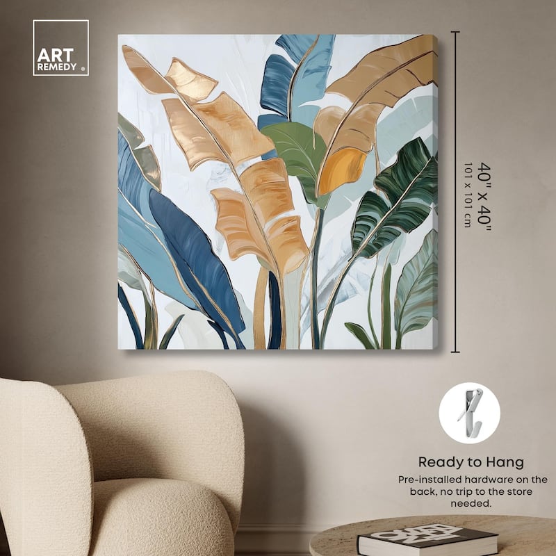 Paradise Fronds I Canvas by Art Remedy, Gallery Wrapped