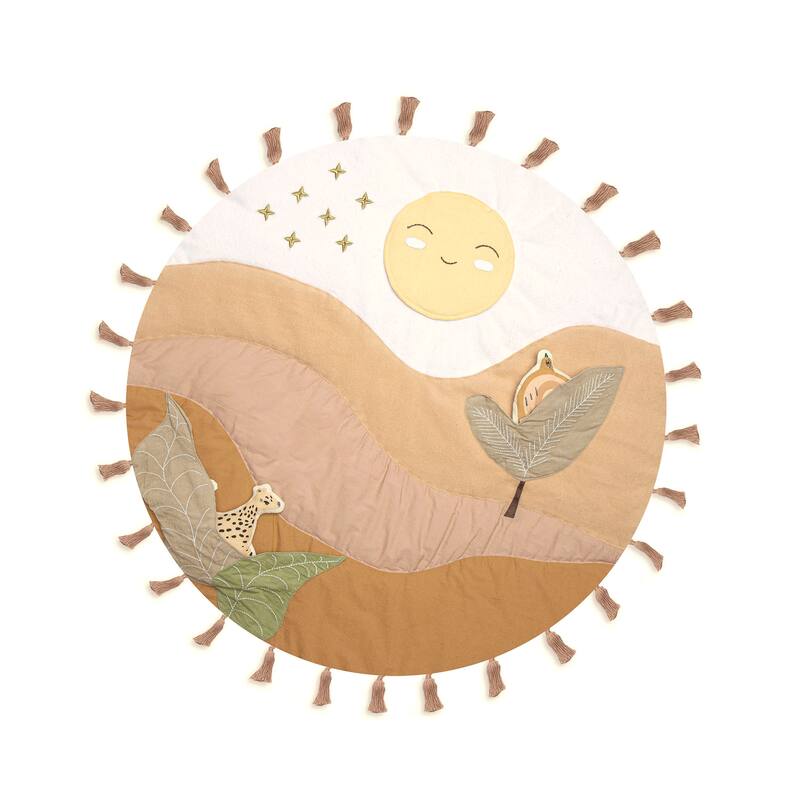 Crane Baby Playmat - 3'x3' - Desert Sunset