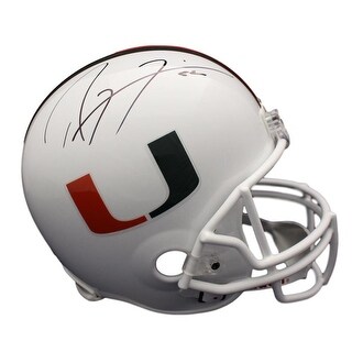 Shop Ray Lewis Autographed Miami Hurricanes Replica Helmet Jsa