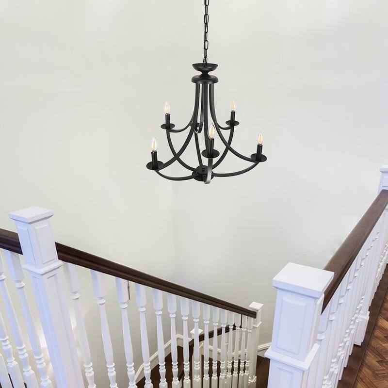 8-light Dimmable Chandelier