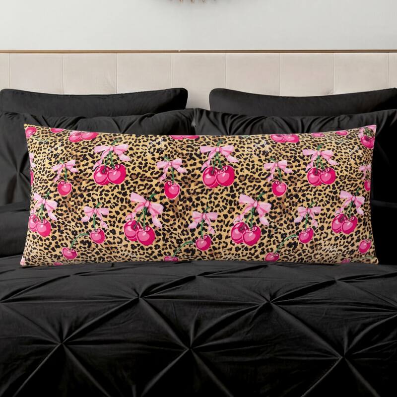 Juicy Couture 20" x 48" Plush Body Pillows - Hot Pink - 20" x 48"