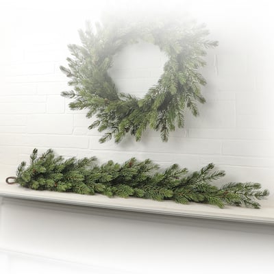 48" Just Cut Natural Touch Spruce Garland - Green - 48-Inch
