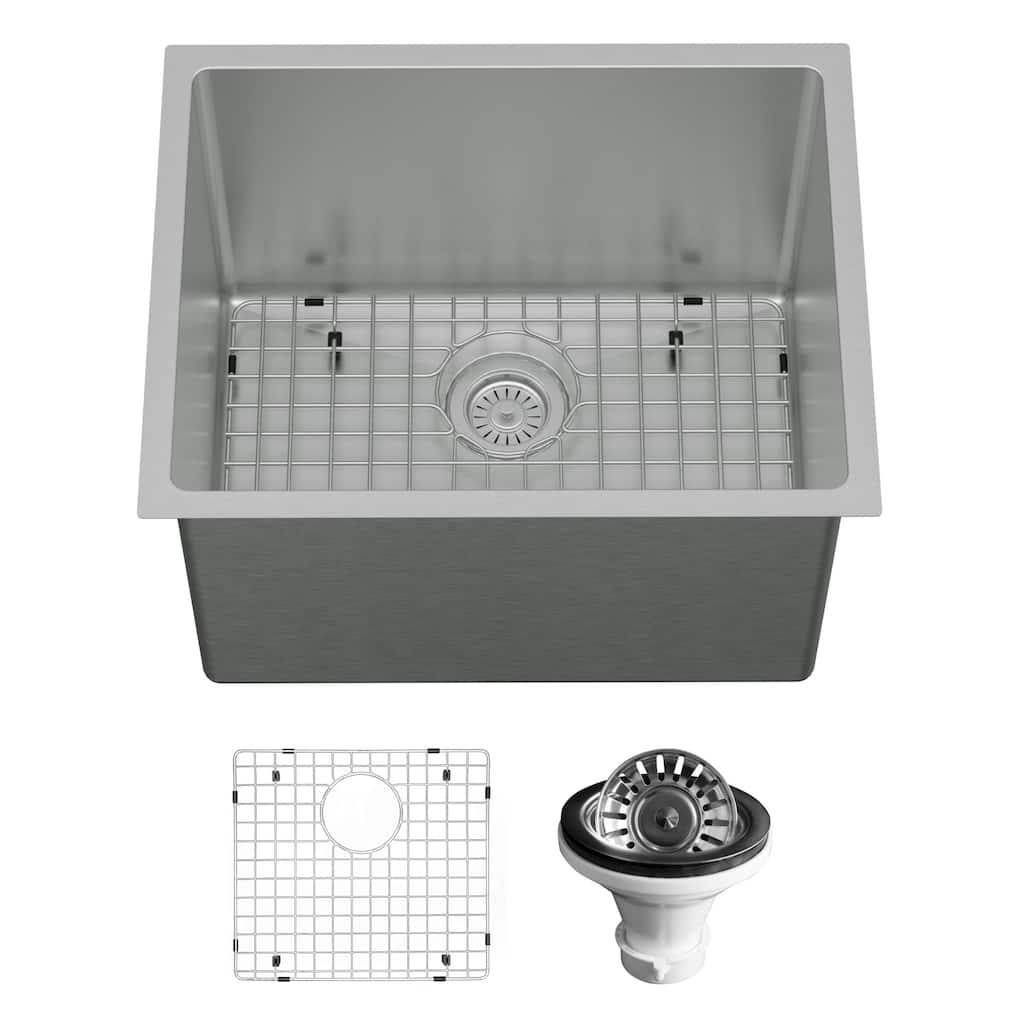 Karran USA EL-74-PK1 Elite 23" Undermount Single Basin Stainless Steel