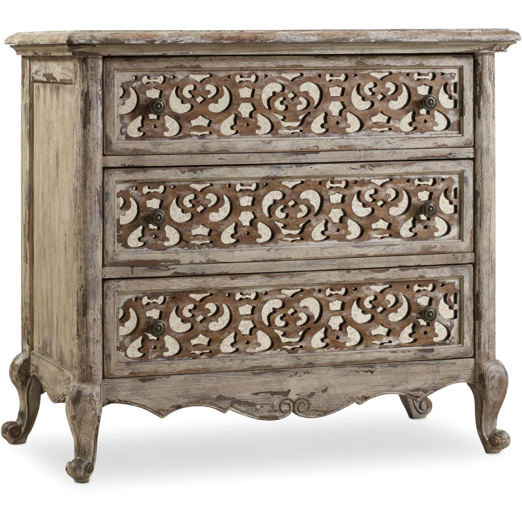 Hooker Furniture Chatelet 37" Wide Three Drawer French Farmhouse