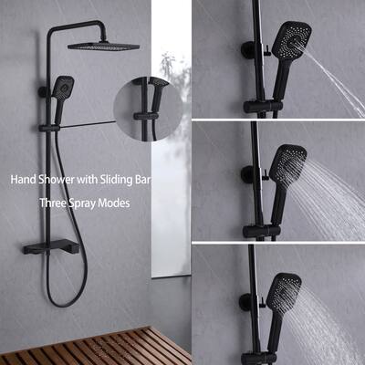 Thermostatic Complete Shower System with Rough-in Valve