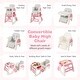 preview thumbnail 9 of 8, Gymax Convertible Baby Tall Chair 2-Tier Food Tray Feeding Chair for