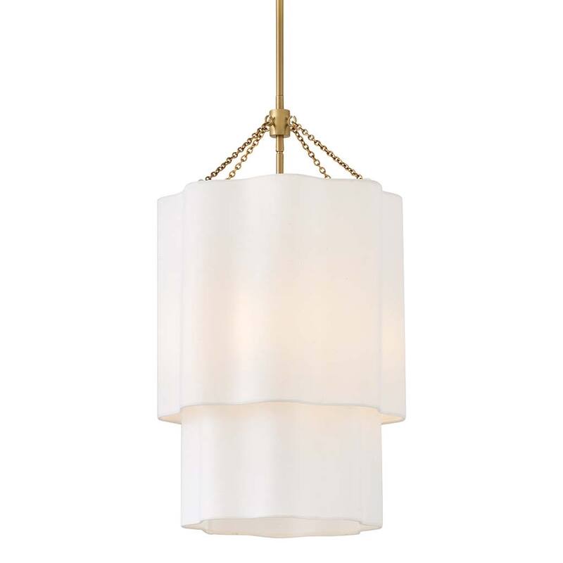 Hinkley Lighting 47737 Gwen 4 Light 16" Wide Pendant - Lacquered Brass