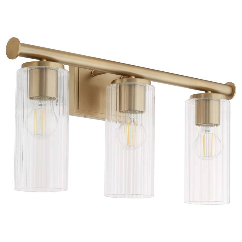 Quorum International 541-3 Mercier 3 Light 24" Wide Vanity Light - Aged Brass