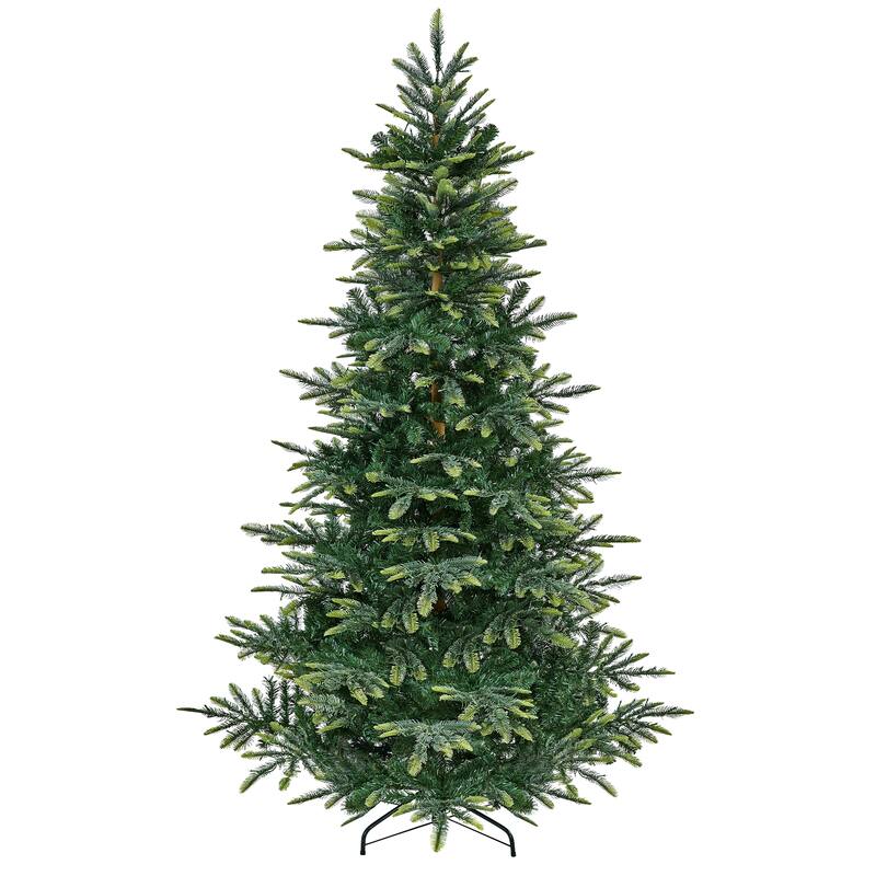 Yaheetech Pre-Lit Christmas Tree Artificial Christmas Tree with Warm White Incandescent Lights