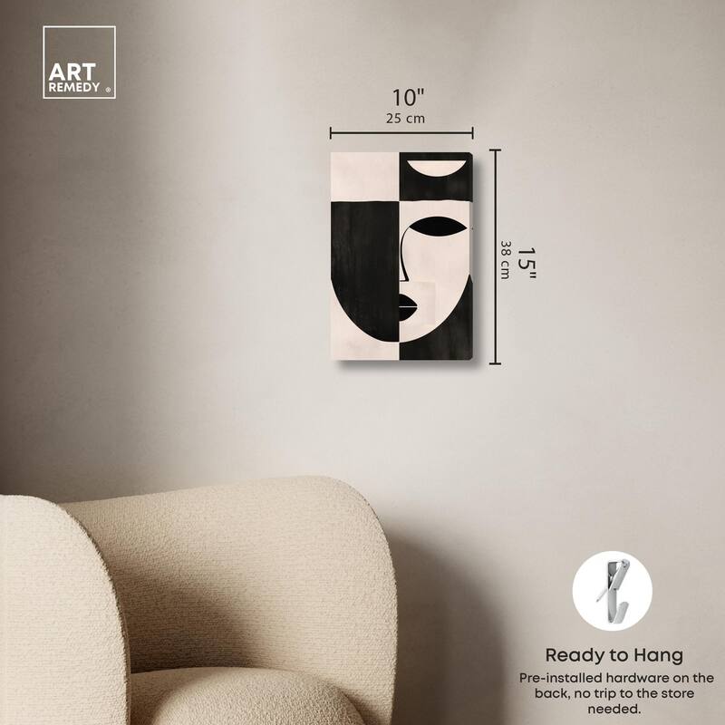 Divided Self II Canvas by Art Remedy, Gallery Wrapped