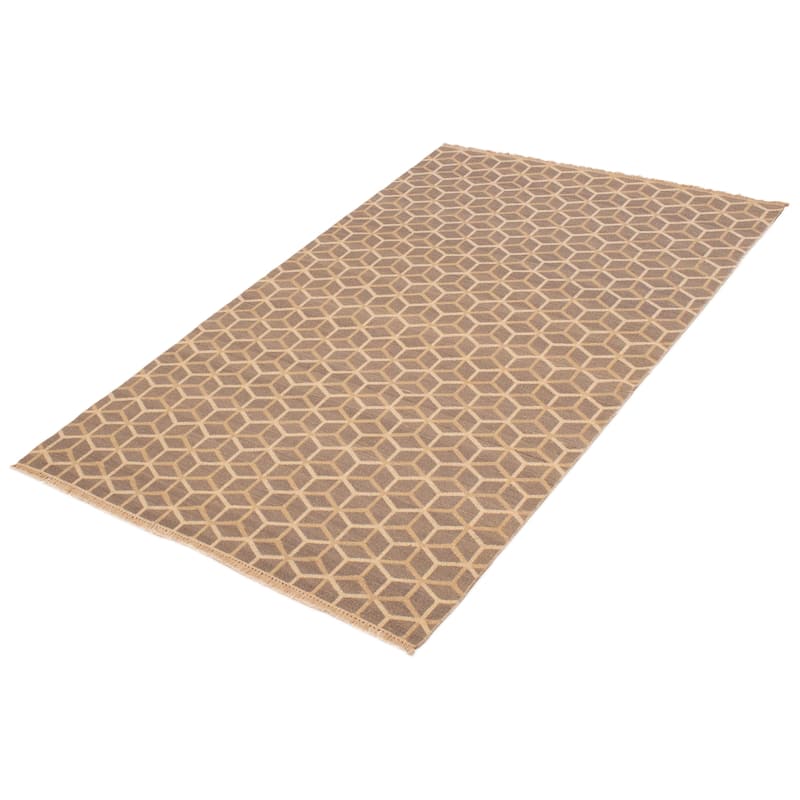 Ankara FW Grey Kilim 4'11" x 7'11" - 4'11 x 7'11