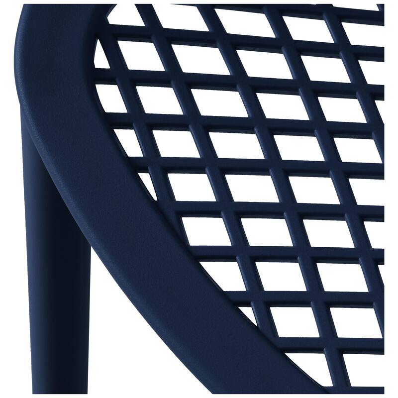 Frond and Form Outdoor Stacking Dining Side Chair (Set of 2)