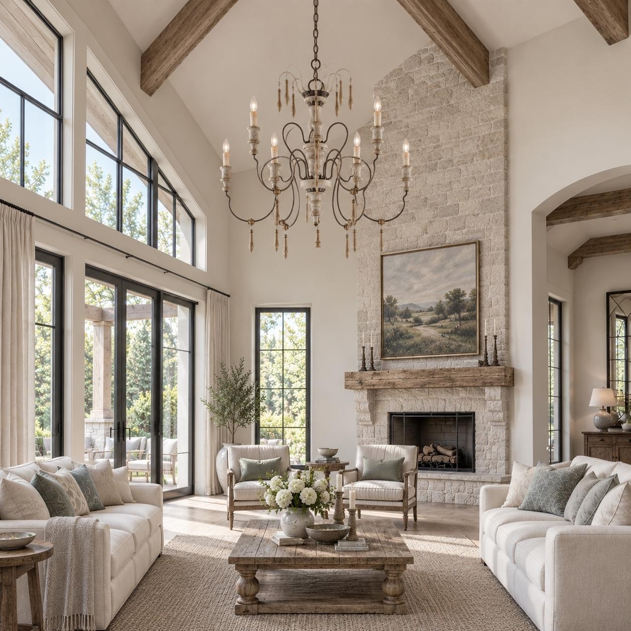 Distressed, Metal, Transitional Chandeliers - Bed Bath & Beyond