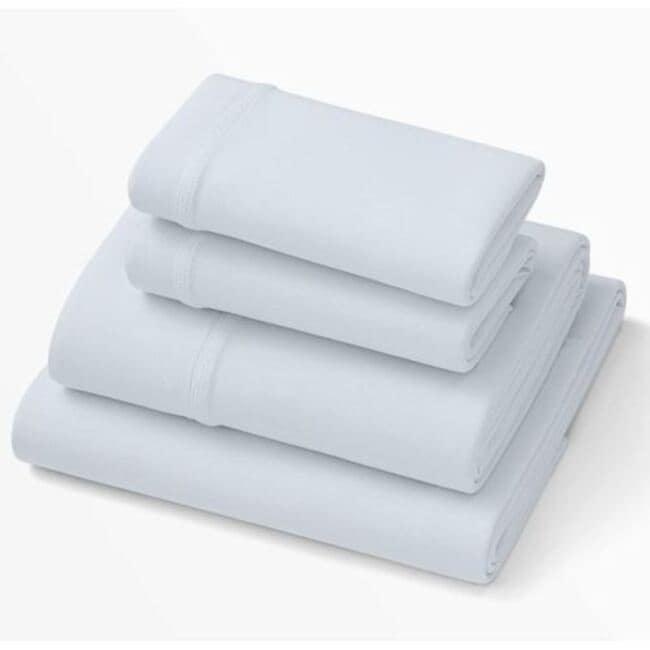Purple - SoftStretch Modern Deep Pocket Sheets with Cooling Comfort in Morning Mist.