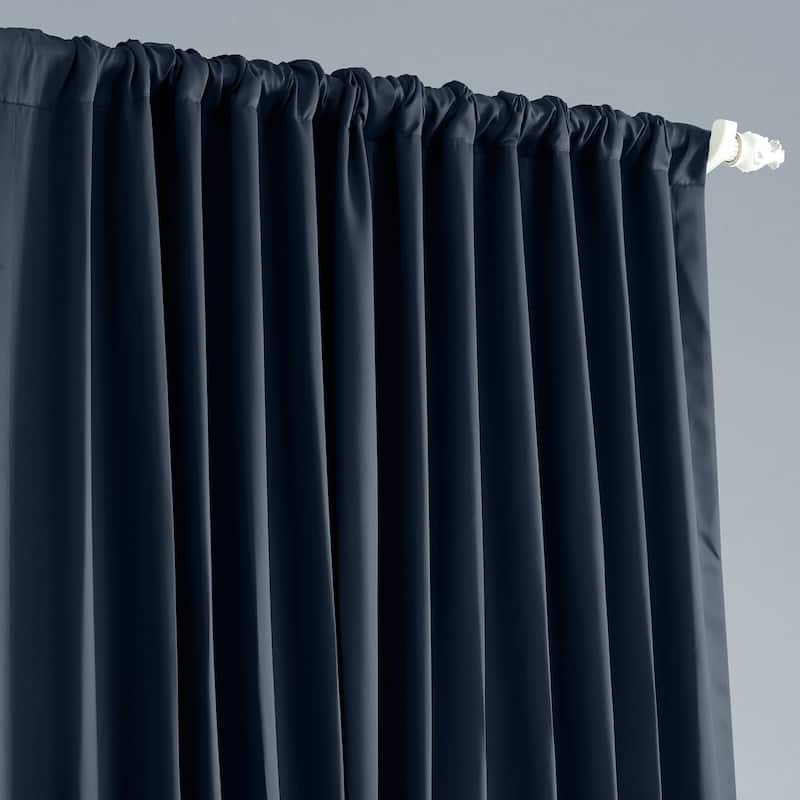 Exclusive Fabrics Extra Wide 96-Inch Room Darkening Curtain (1 Panel)