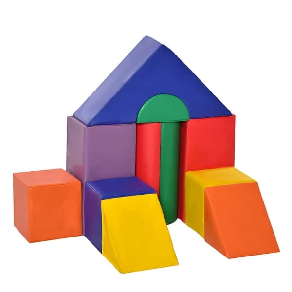 slide 2 of 11, Soozier Foam Climbing Blocks for Toddlers, 11-Piece Baby Soft Foam Play Set, for Aged 1-3 Years Old Boys & Girls - Mlticolor Mlticolor