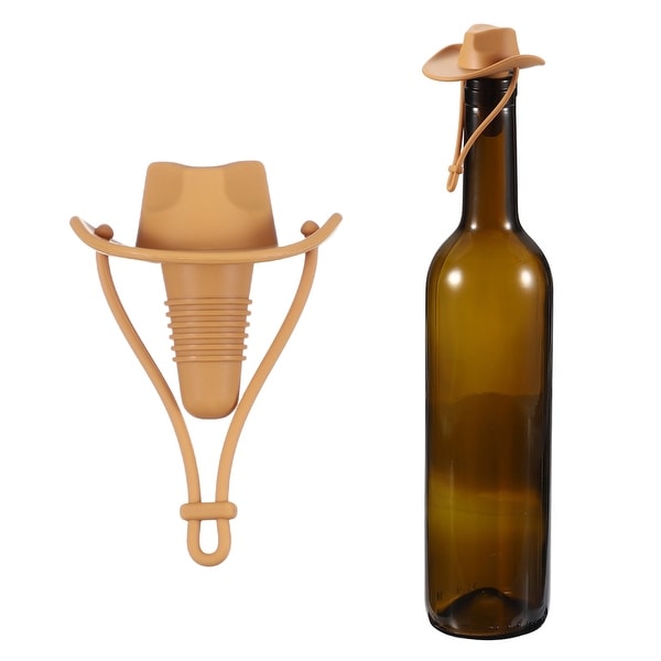Unique Bargains Cowboy Hat Wine Stopper