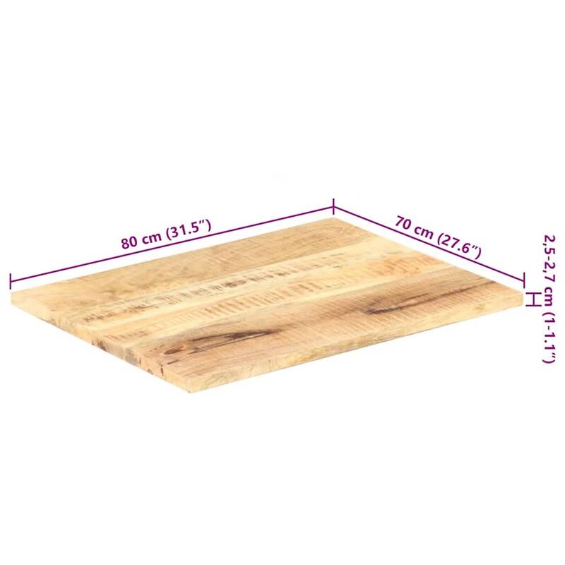vidaXL Table Top Replacement Board Dining Room Tabletop Solid Wood Acacia