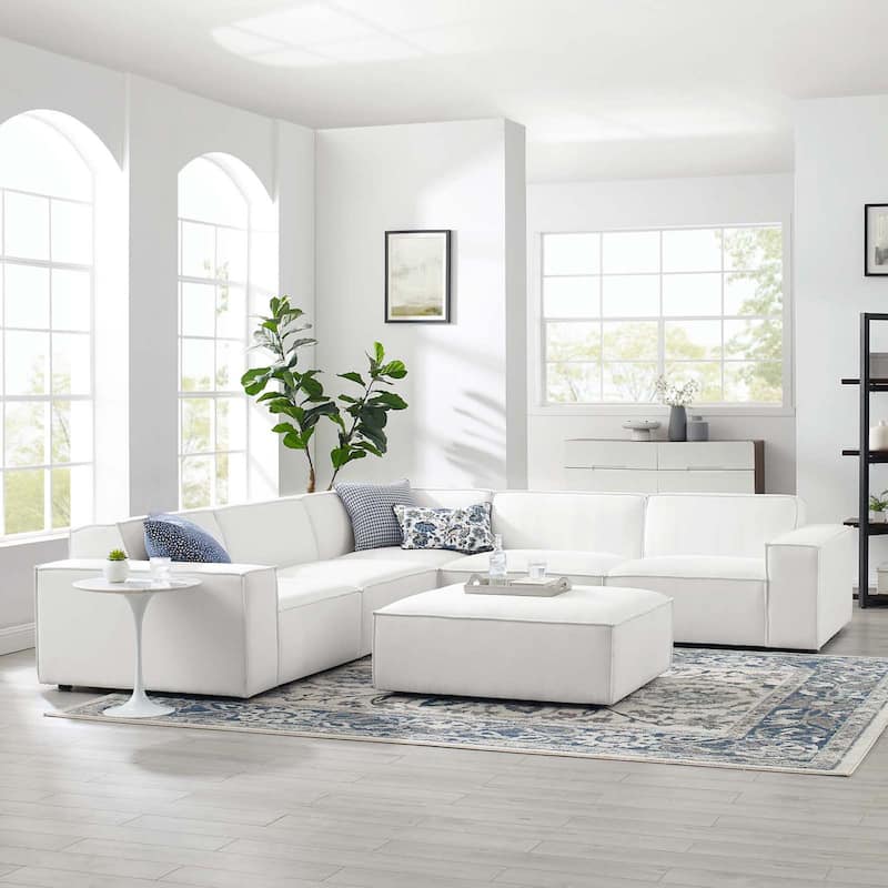 Restore 6-Piece Sectional Sofa - White