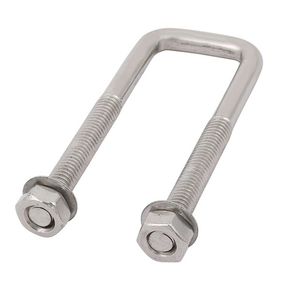 uxcell 4pcs M6 25mm Inner Width 304 Stainless Steel Square