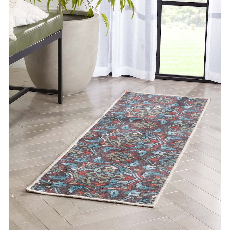 Well Woven Kings Court Florence Tile Multi-Medallion Modern Area Rug