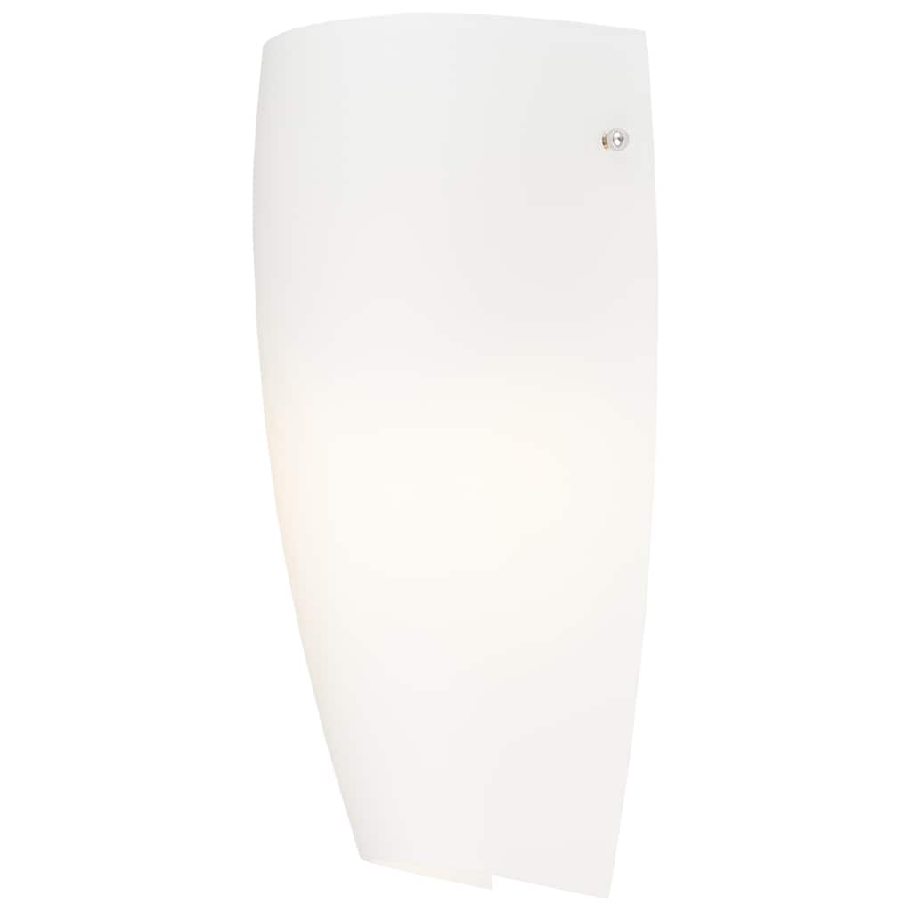 Access Lighting Daphne 1 Light Wall Sconce - Brushed Steel Finish - Opal Shade