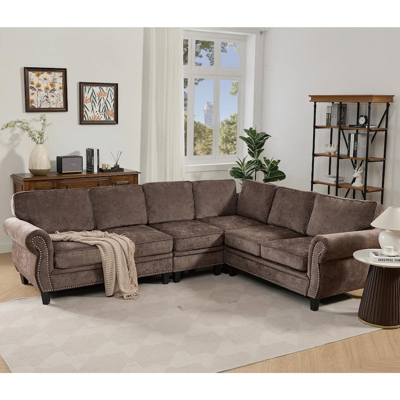 109.5" Modular Sectional Sofa