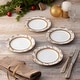 preview thumbnail 2 of 2, Noritake Charlotta Gold Set Of 4 Holiday Harvest Appetizer Plates, 6-1/4"