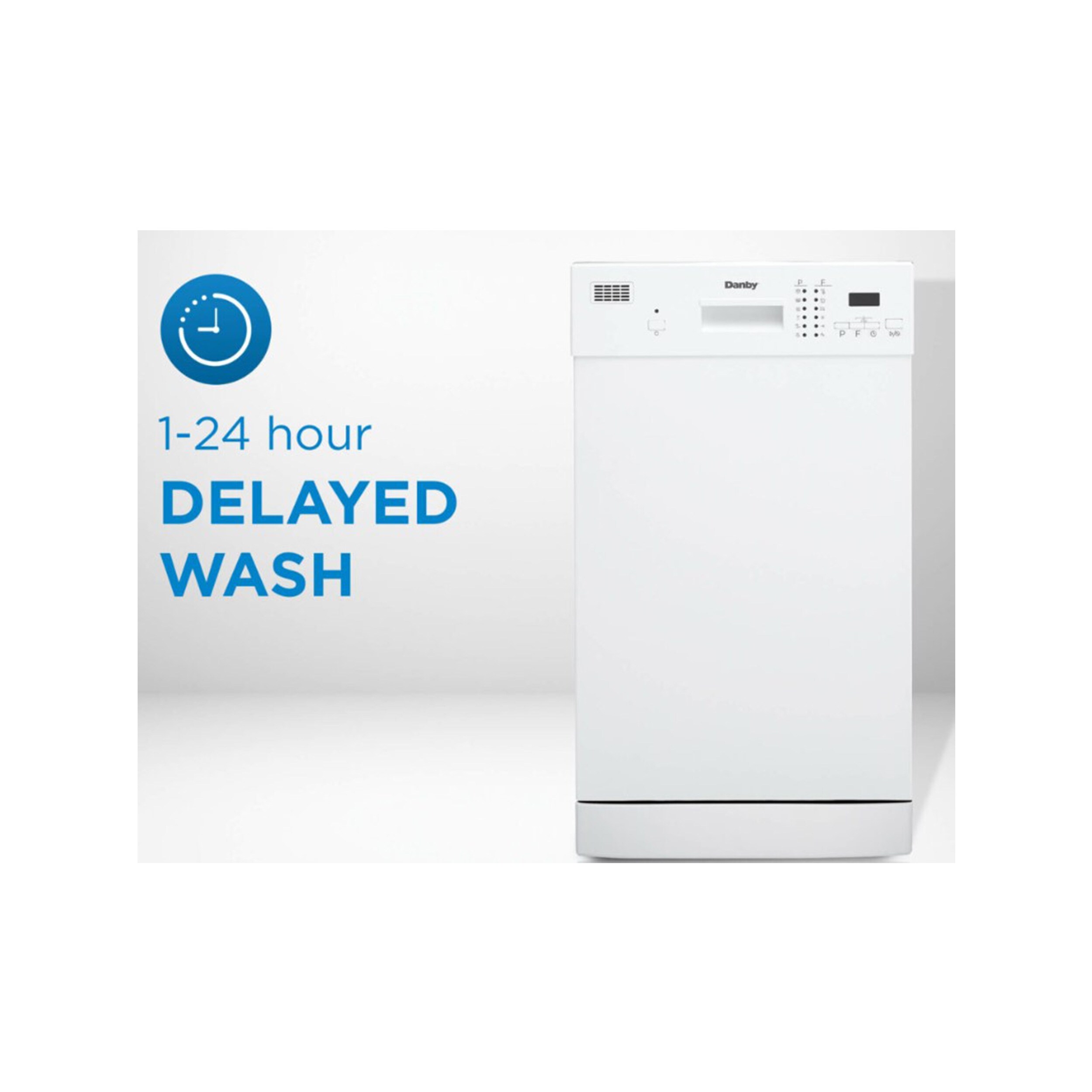 DDW1804EW by Danby - Danby 18 Wide Built-in Dishwasher in White