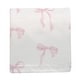 preview thumbnail 6 of 5, Lambs & Ivy Coquette Floral Pink Bows Aesthetic Warm Fleece Baby Blanket
