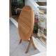preview thumbnail 3 of 6, Eilaf 30" Folding Eucalyptus Bistro Table