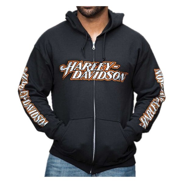 harley davidson full zip hoodie