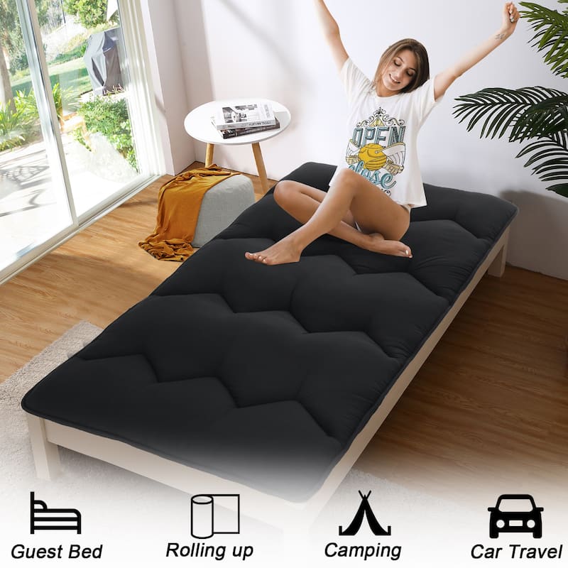 Japanese Futon Floor Mattress, Japanese Style Floor Mattress Sleeping Mattress Pad Tatami Mat