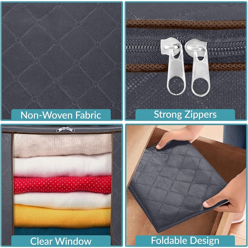 Royale Clothes Storage Organizer Bag with Handle - 90L Capacity