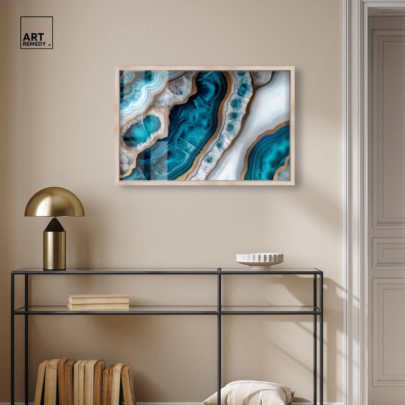 Opaline Undulation Shadowbox by Art Remedy