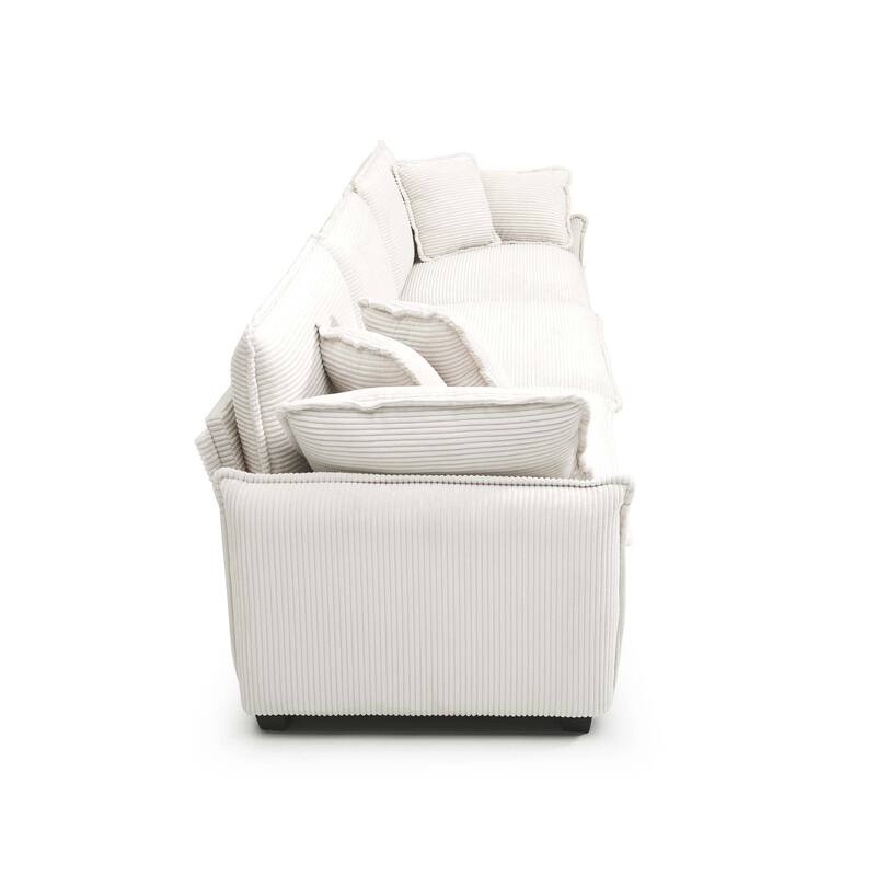 3+2 Seater Flexible Combinations Sofa Set with Pillows