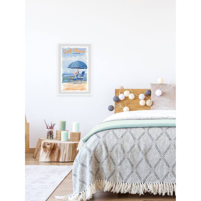 'Gulf Shores' Framed Painting Print