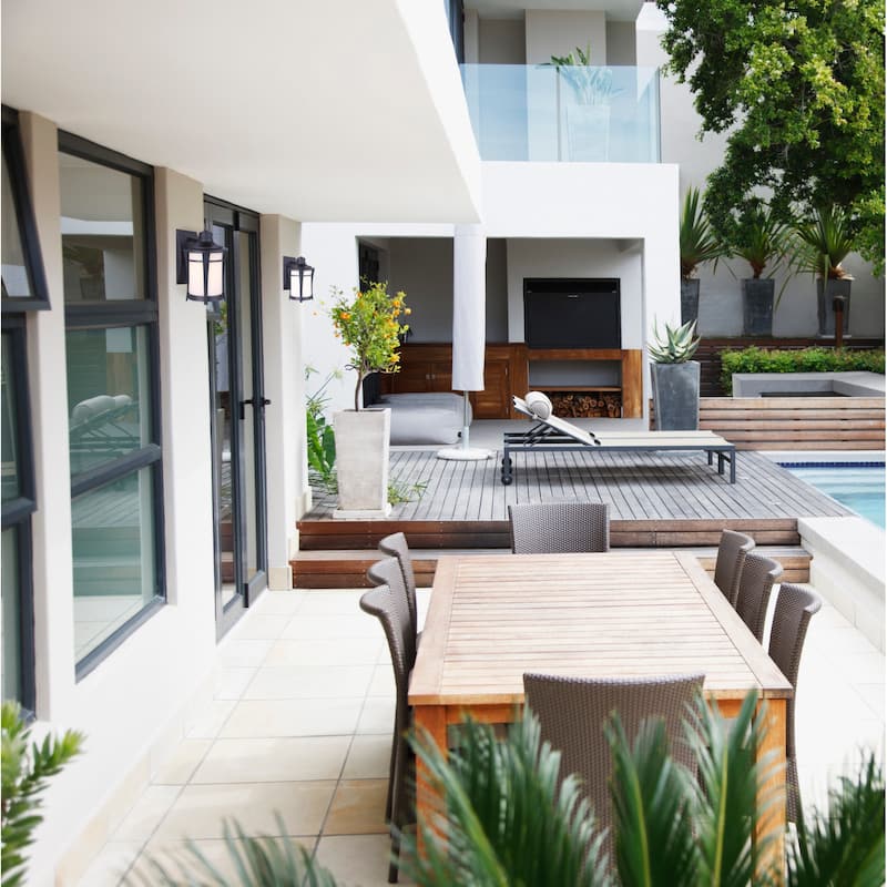 Canarm Maya Single Light 10-3/4" High Outdoor Wall Sconce