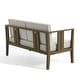 preview thumbnail 97 of 195, Outdoor Teak Solid Wood Patio Furniture Set Loveseat Armchair Table Collection
