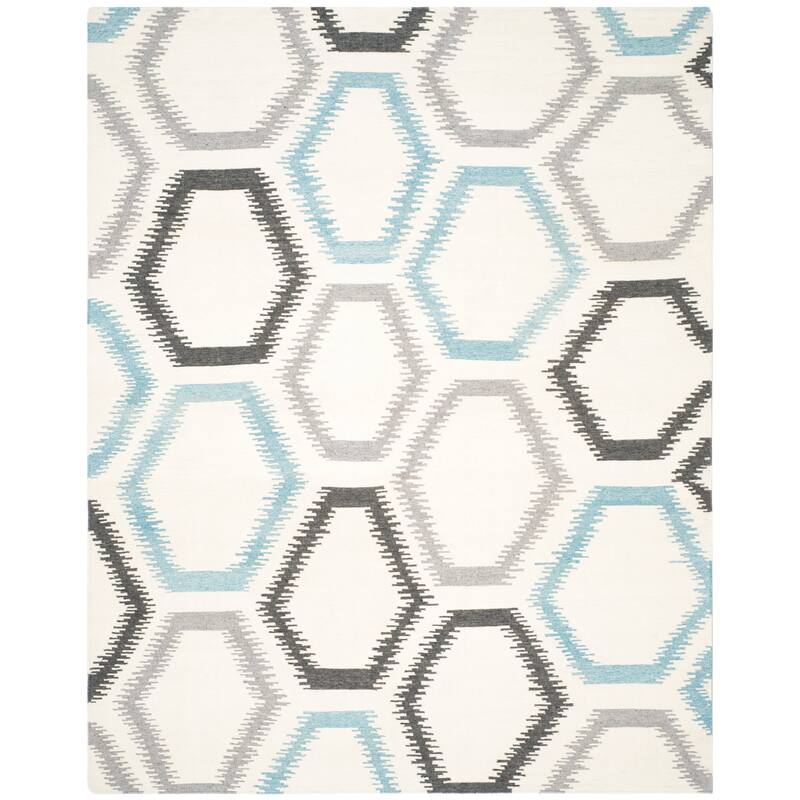 SAFAVIEH Handmade Flatweave Dhurries Solza Modern Wool Rug
