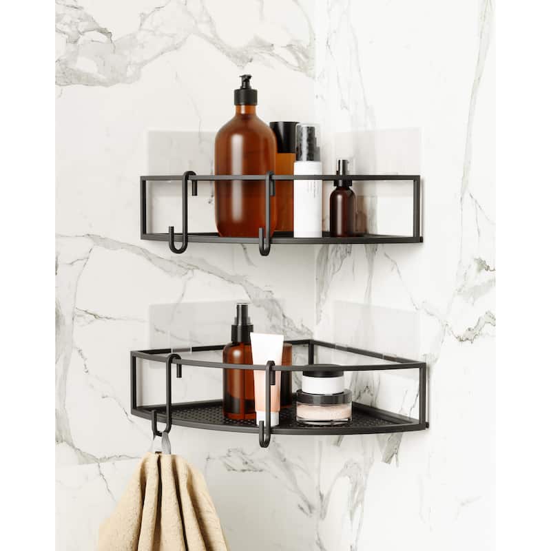 Umbra Cubiko Corner Bins, Set Of 2