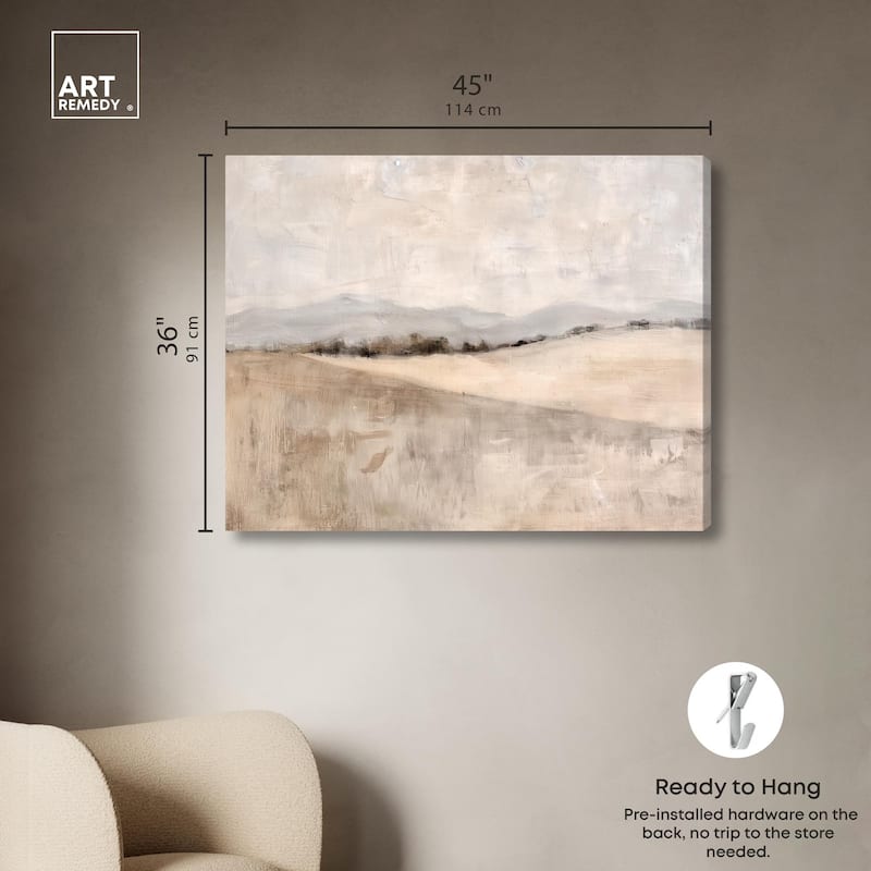 Distant Hills II Canvas by Art Remedy, Gallery Wrapped